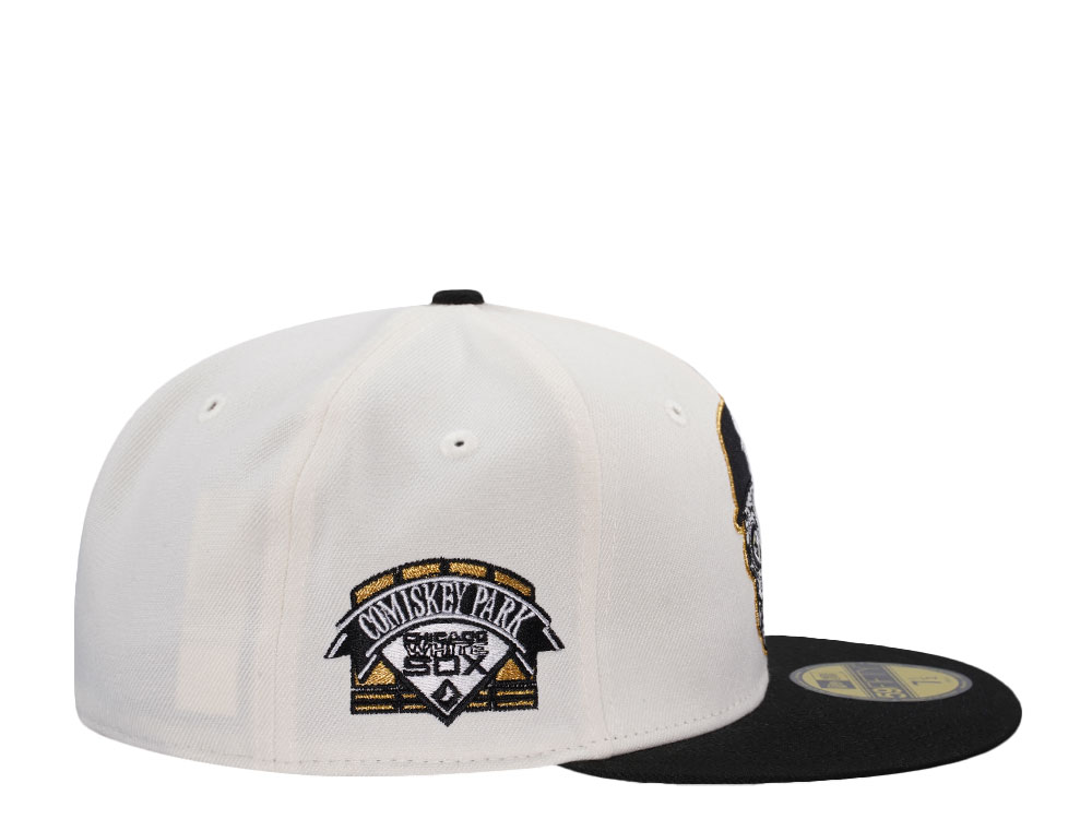 New Era Chicago White Sox Comiskey Park Skull Chrome Two Tone Edition 59Fifty Fitted Gorra