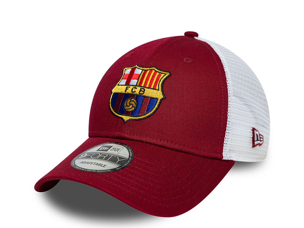 New Era Barcelona Fc The League 9Forty Trucker Strapback Gorra
