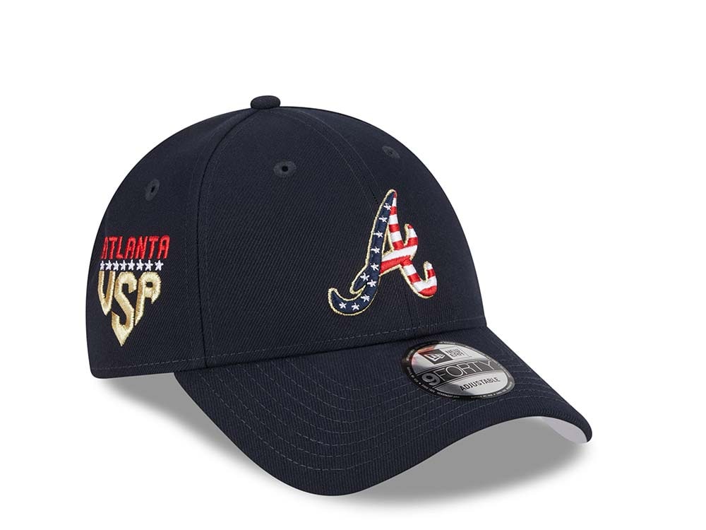New Era Atlanta Braves 4th of July 23 9Forty Stretch Snapback Gorra