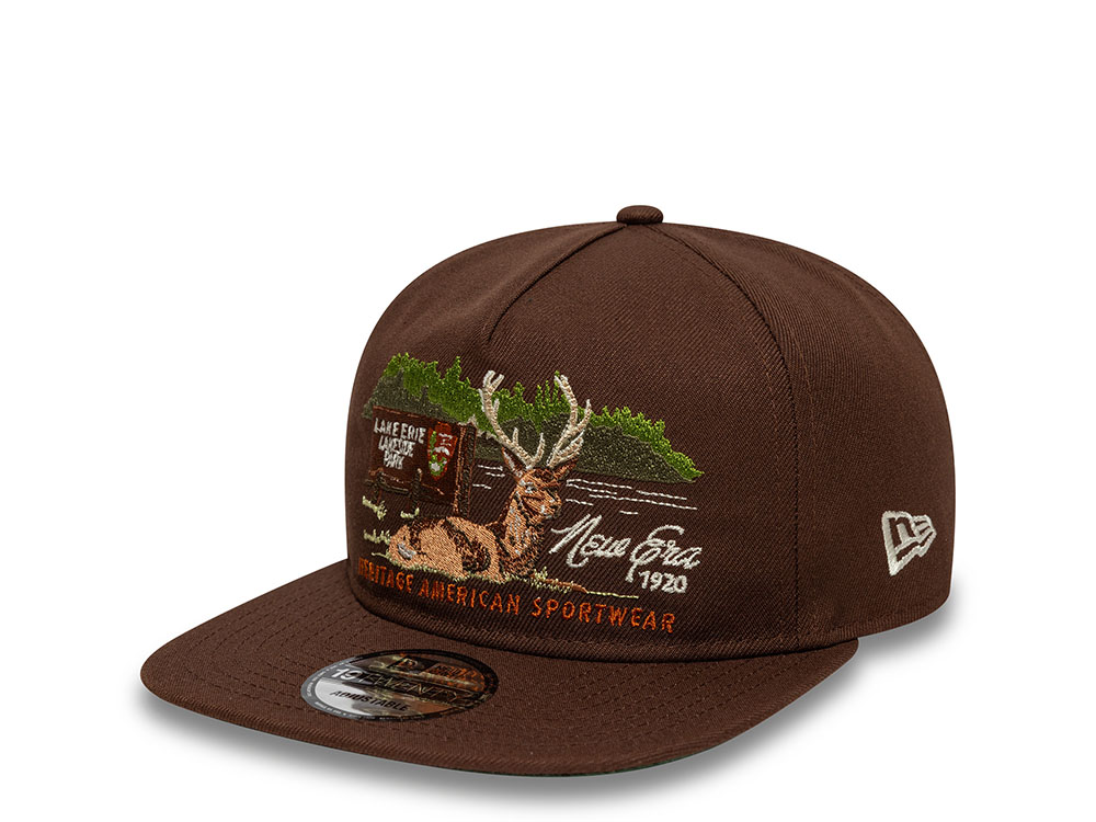 New Era Outdoor Deer Graphic Brown Edition 19Twenty Strapback Gorra