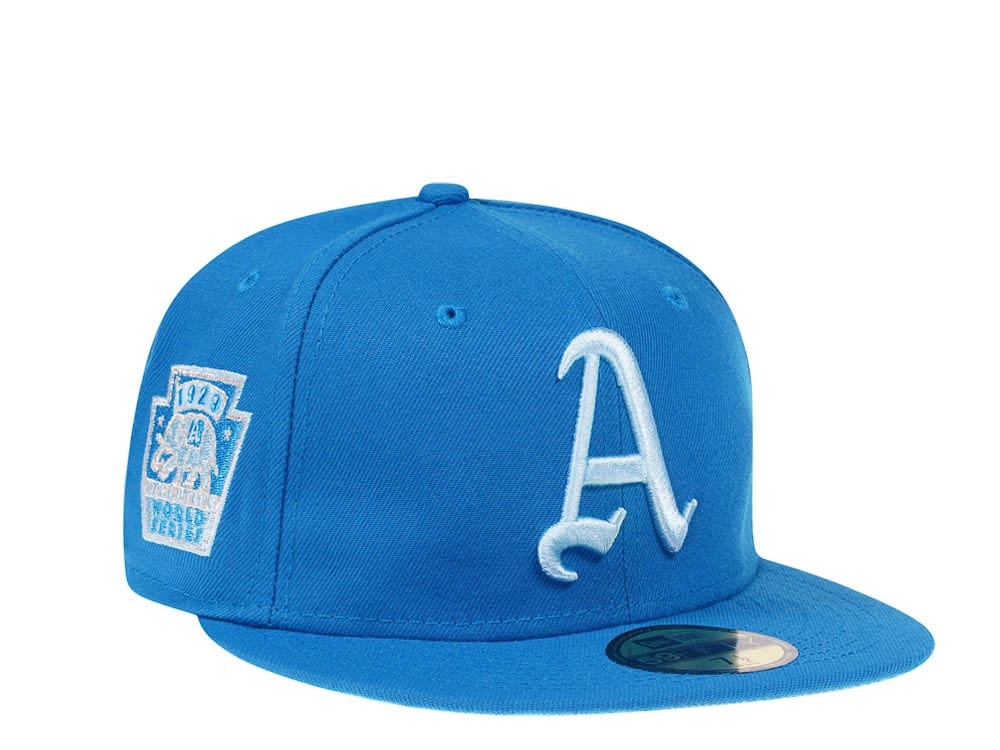 New Era Philadelphia Athletics World Series 1929 Glacier Ice Edition 59Fifty Fitted Gorra