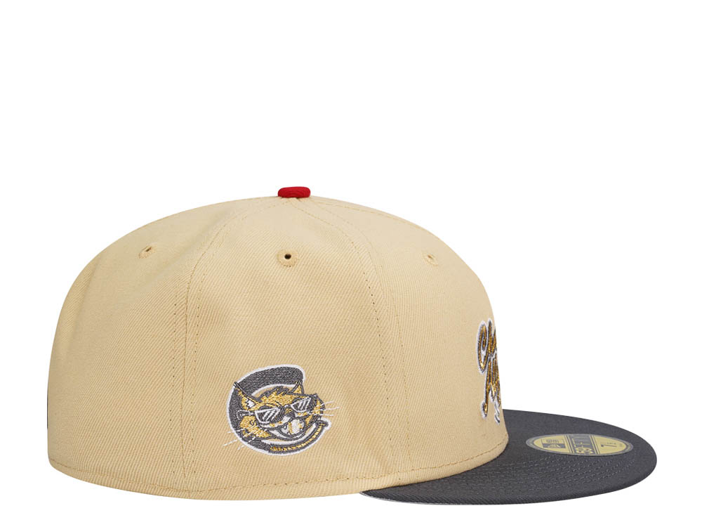 New Era Charleston Alley Cats Vegas Gold Prime Two Tone Edition 59Fifty Fitted Gorra