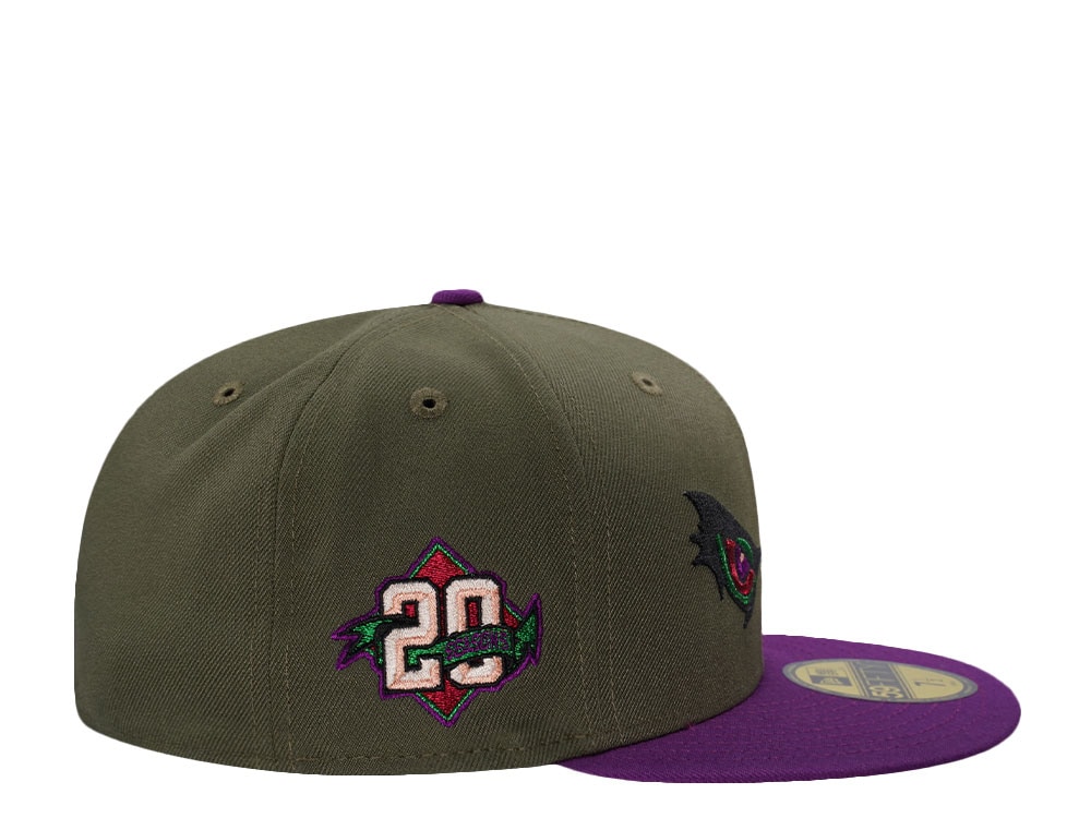 New Era Dayton Dragons 20 Seasons Olive Two Tone Edition 59Fifty Fitted Gorra