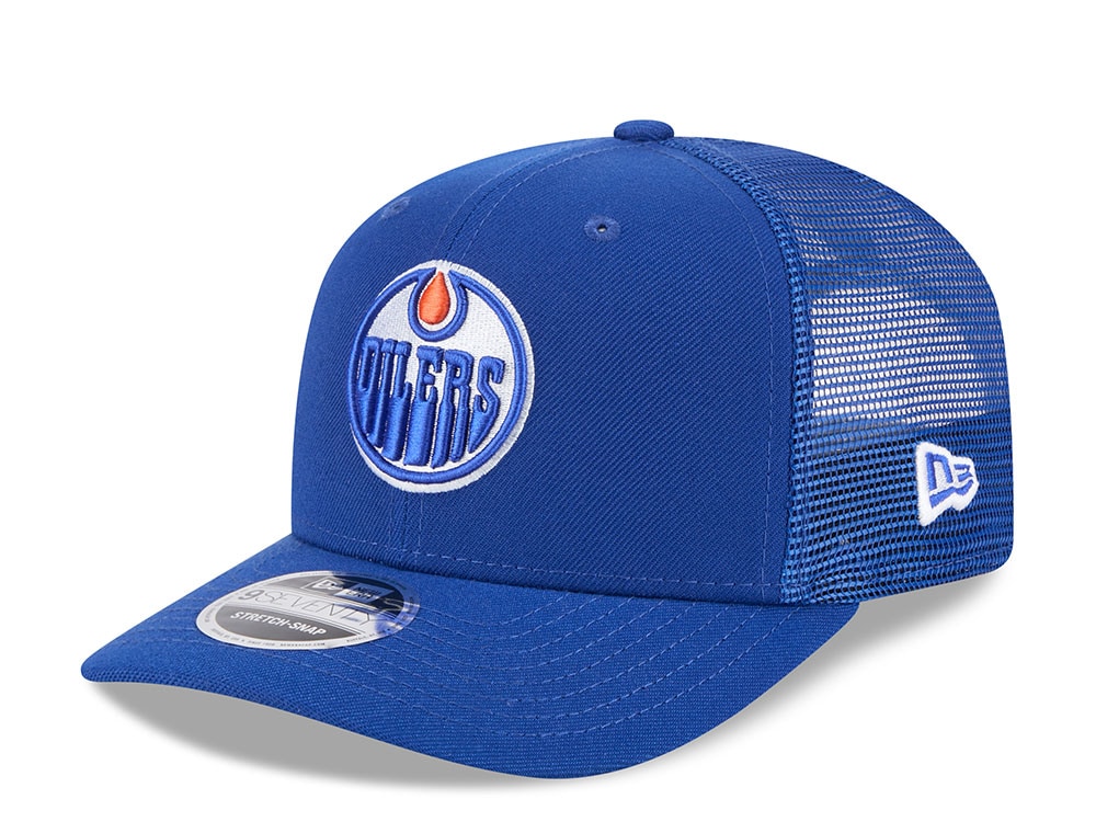 New Era Edmonton Oilers Blue Edition 9Seventy Trucker Snapback Gorra