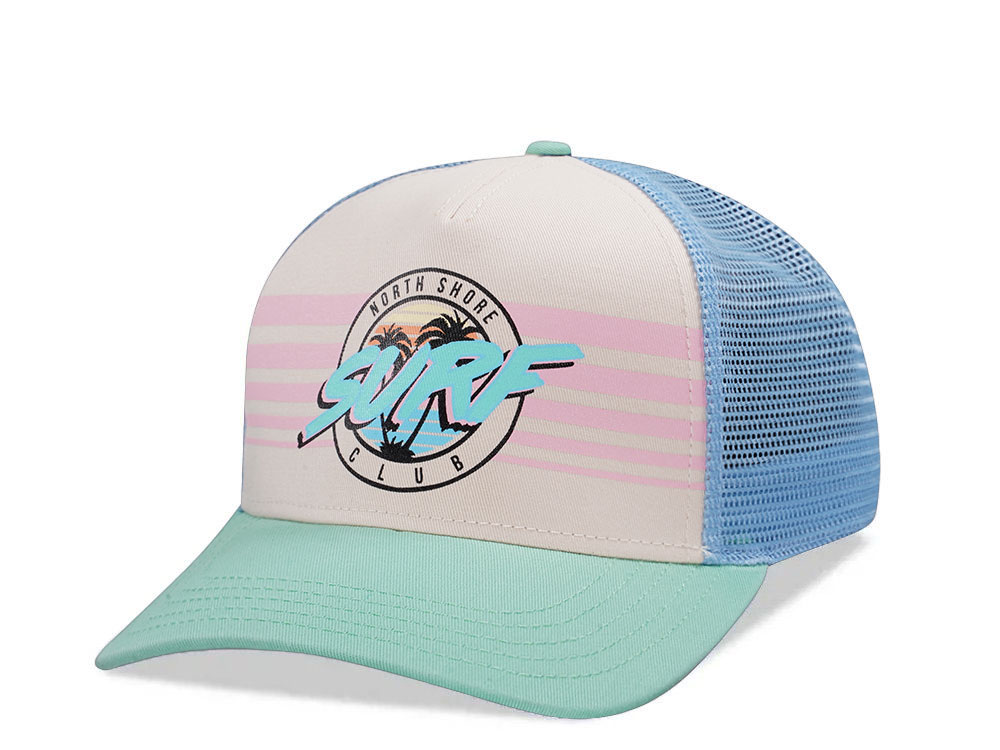 American Needle Surf Sinclair Light Blue Edition Trucker Snapback Gorra
