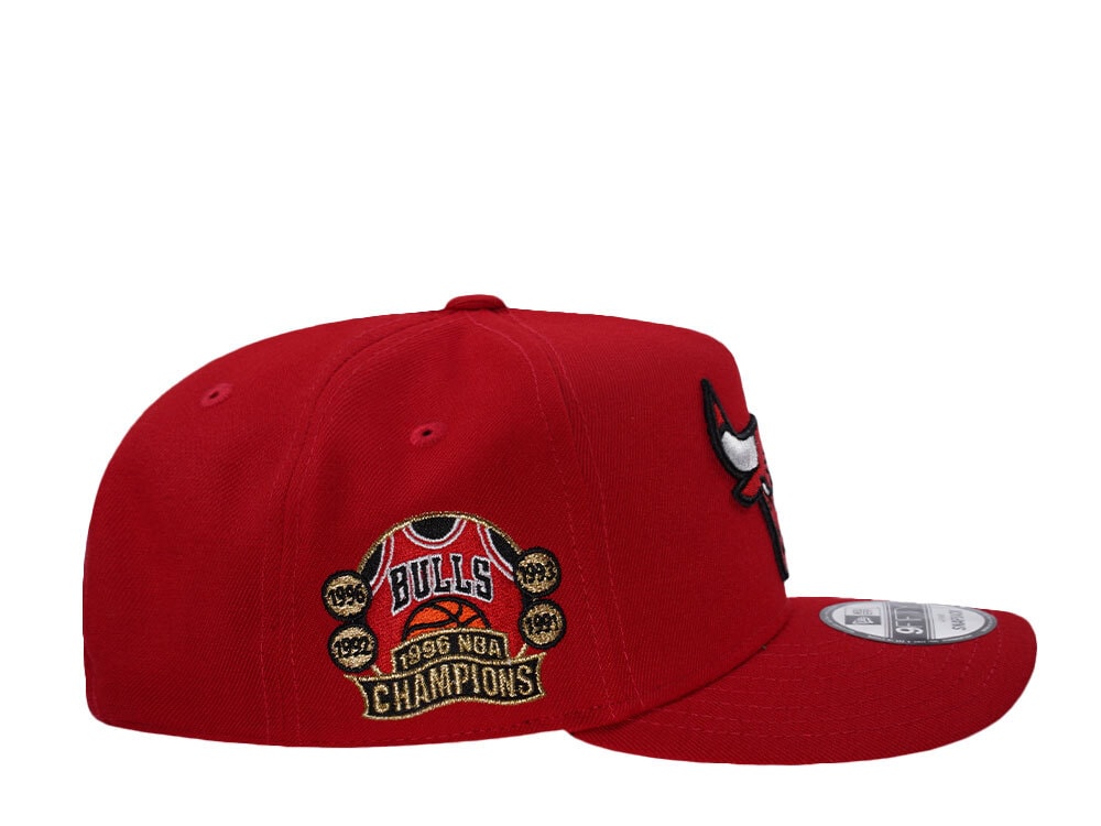 New Era Chicago Bulls NBA Champions 1996 Red Prime Edition 9Fifty A Frame Snapback Gorra
