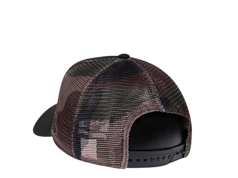 New Era Carolina Panthers Camo 9Forty A Frame Trucker Snapback Gorra