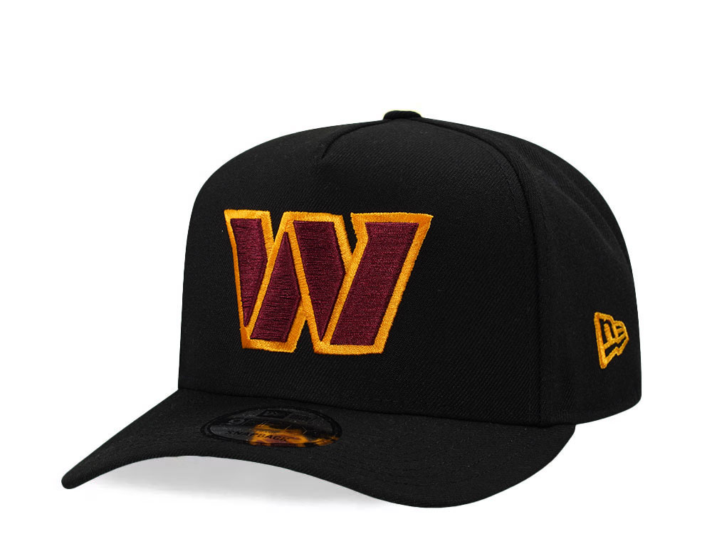 New Era Washington Commanders Black Classic Edition 9Fifty A Frame Snapback Gorra