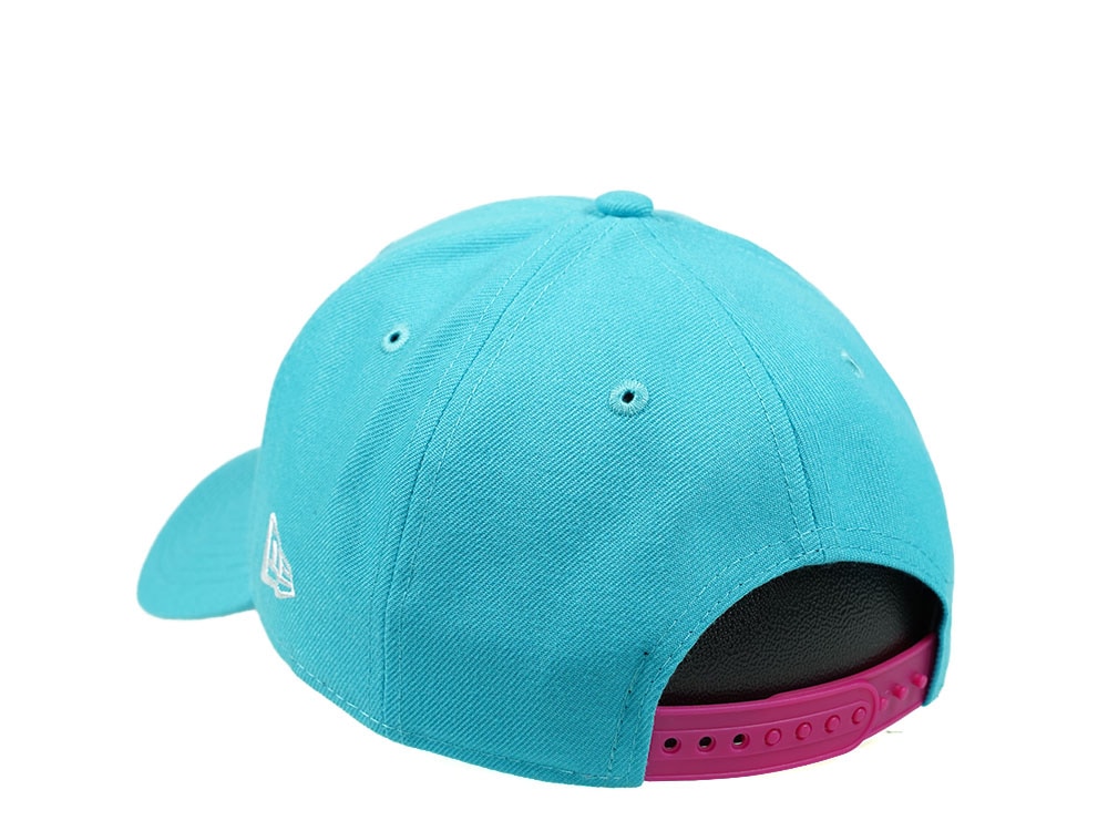 New Era Miami Heat Vice Edition Teal 9Forty Snapback Gorra