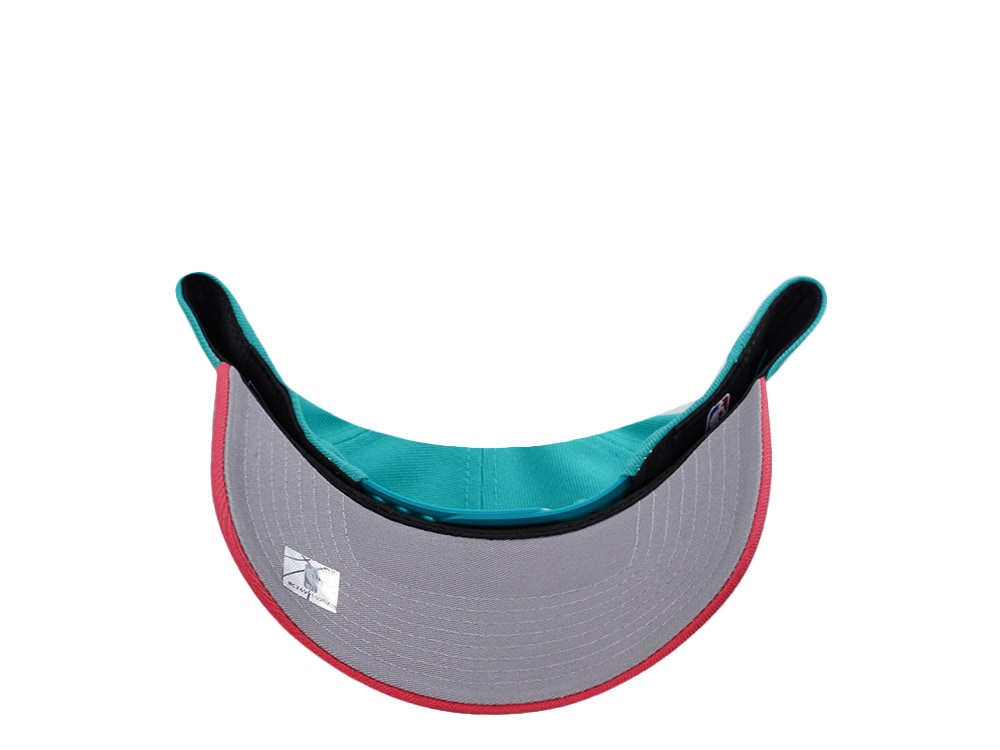 New Era Miami Heat Coral Two Tone Edition 9Forty A Frame Snapback Gorra