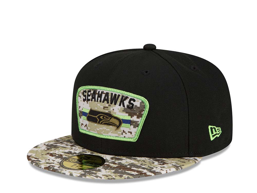 New Era Seattle Seahawks Salute to Service 21 59Fifty Fitted Gorra