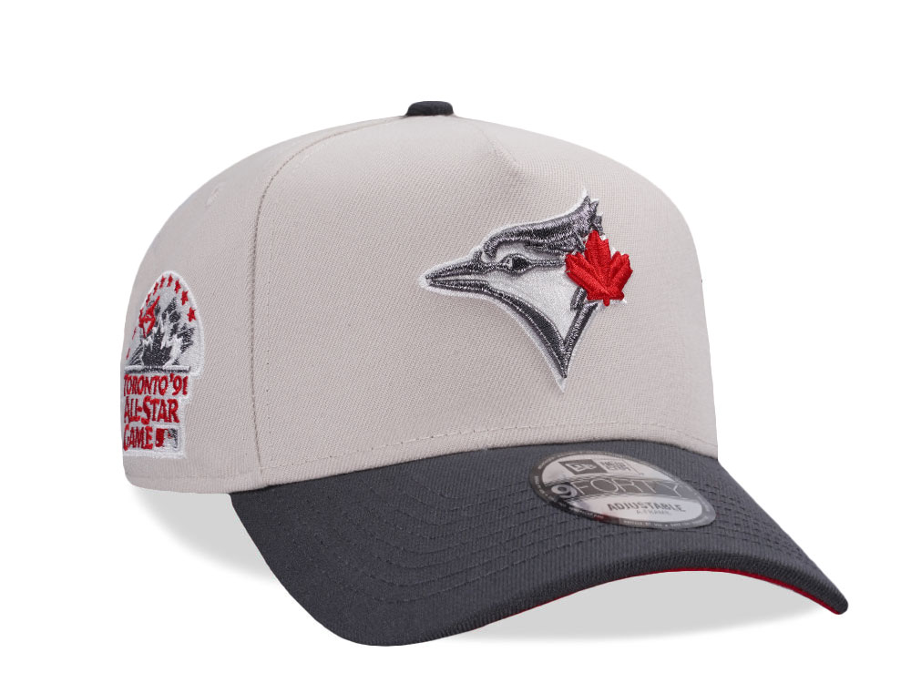 New Era Toronto Blue Jays All Star Game 1991 Stone Flame Two Tone Edition 9Forty A Frame Snapback Gorra