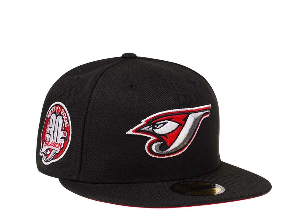 New Era Toronto Blue Jays 30th Season Black and Red Edition 59Fifty Fitted Gorra