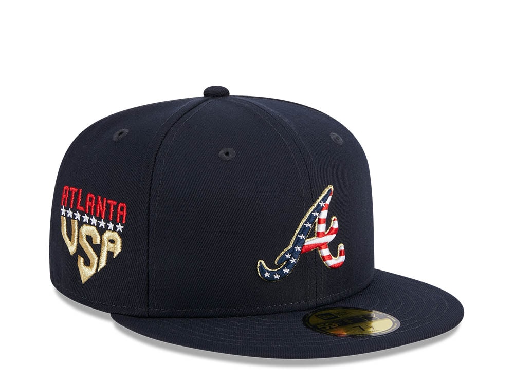 New Era Atlanta Braves 4th of July 23 59Fifty Fitted Gorra
