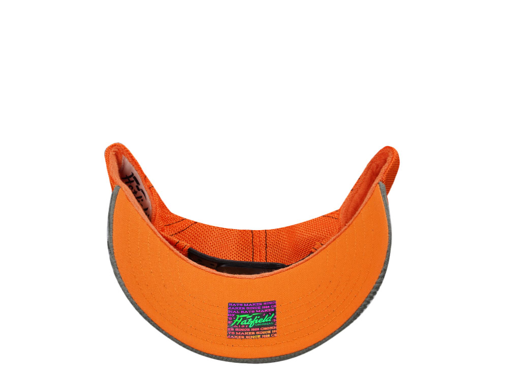 Hatfield Fox White Orange Trucker Snapback Gorra