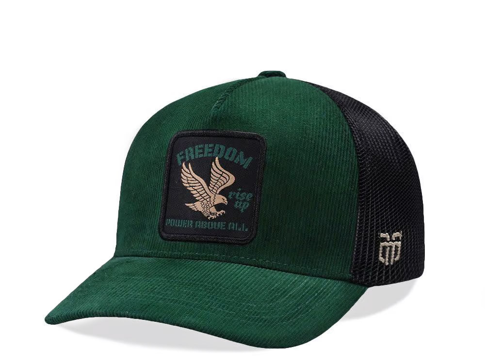 Parallel Union Freedom Eagle Dark Green Edition Trucker Snapback Gorra