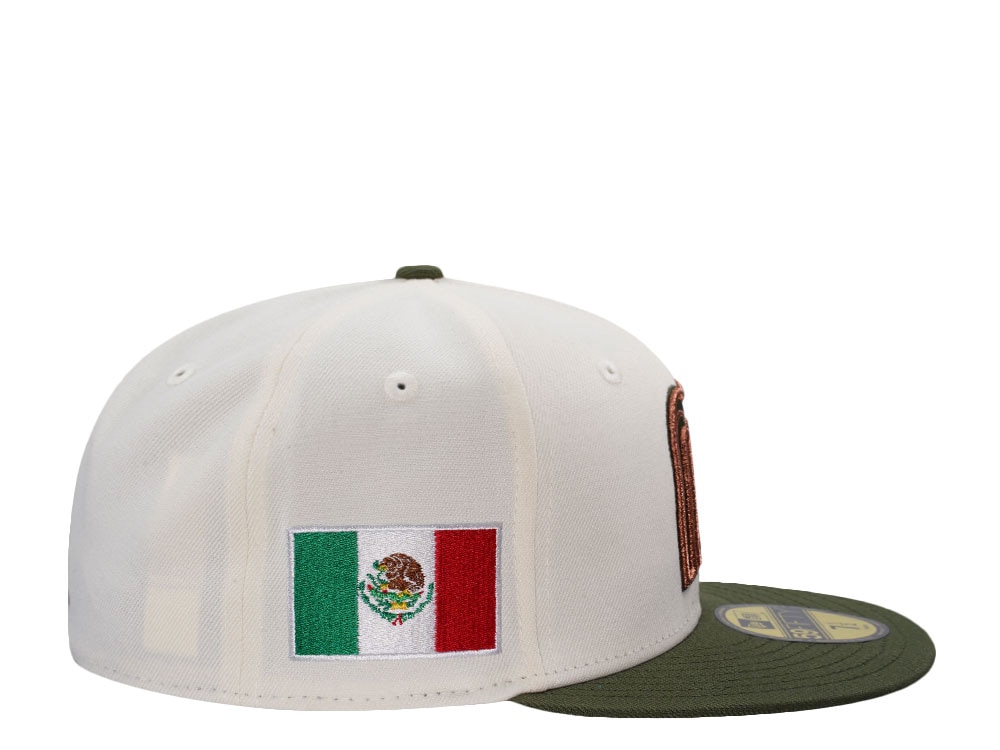 New Era Wbc Mexico World Baseball Classic Chrome Two Tone Edition 59Fifty Fitted Gorra