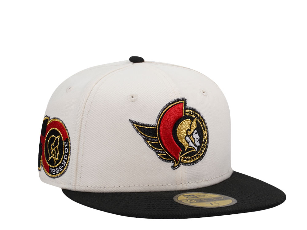 New Era Ottawa Senators 10th Anniversary Chrome Two Tone Edition 59Fifty Fitted Gorra