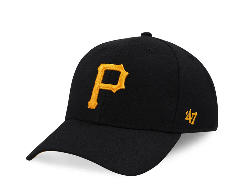 47Brand Pittsburgh Pirates Black Ballpark MVP Snapback Gorra