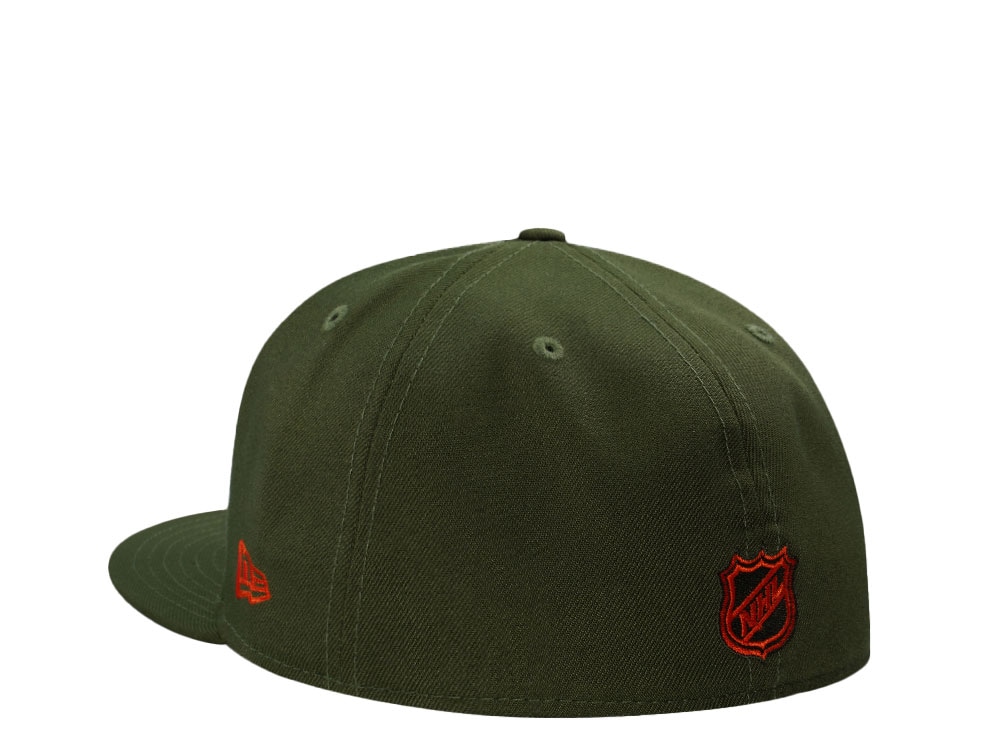 New Era Toronto Maple Leafs All Star Game 2024 Olive Edition 59Fifty Fitted Gorra