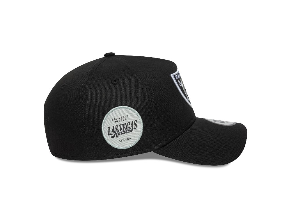 New Era Las Vegas Raiders Side Patch 9Forty A Frame Snapback Gorra