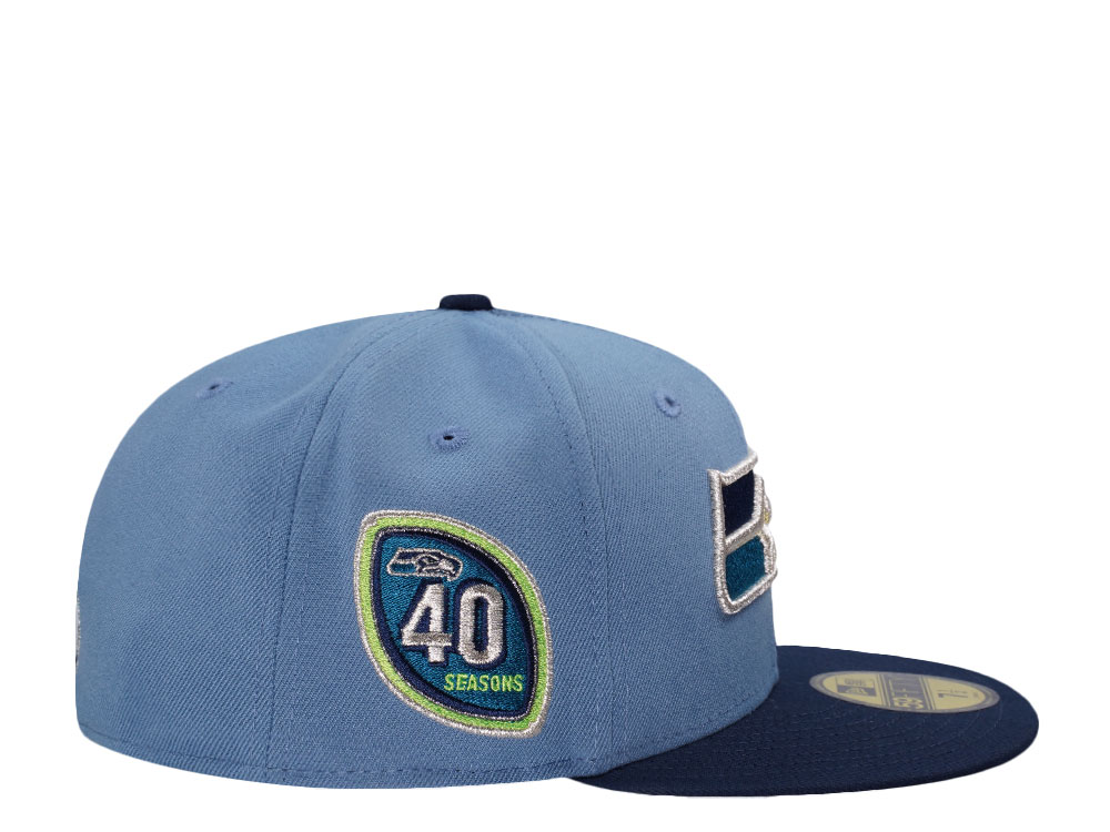New Era Seattle Seahawks 40 Season Legend Two Tone Edition 59Fifty Fitted Gorra