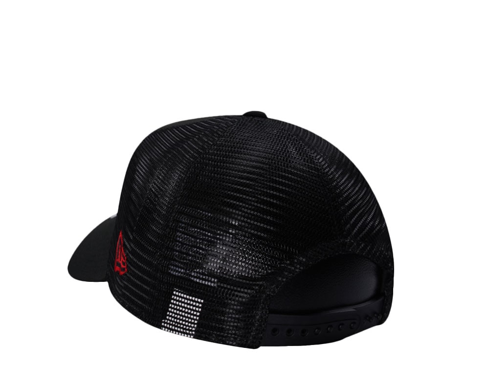 New Era Detroit Tigers Black And Red Edition 9Forty A Frame Trucker Snapback Gorra