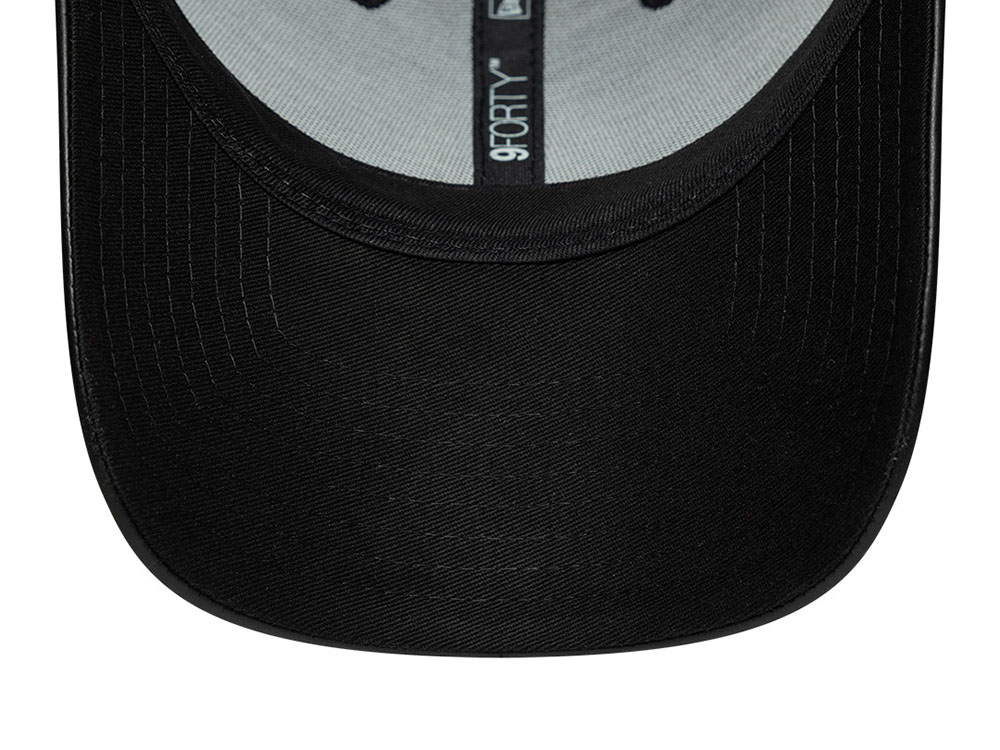 New Era Ac Milan Faux Leather Black Prime Edition 9Forty Adjustable Gorra