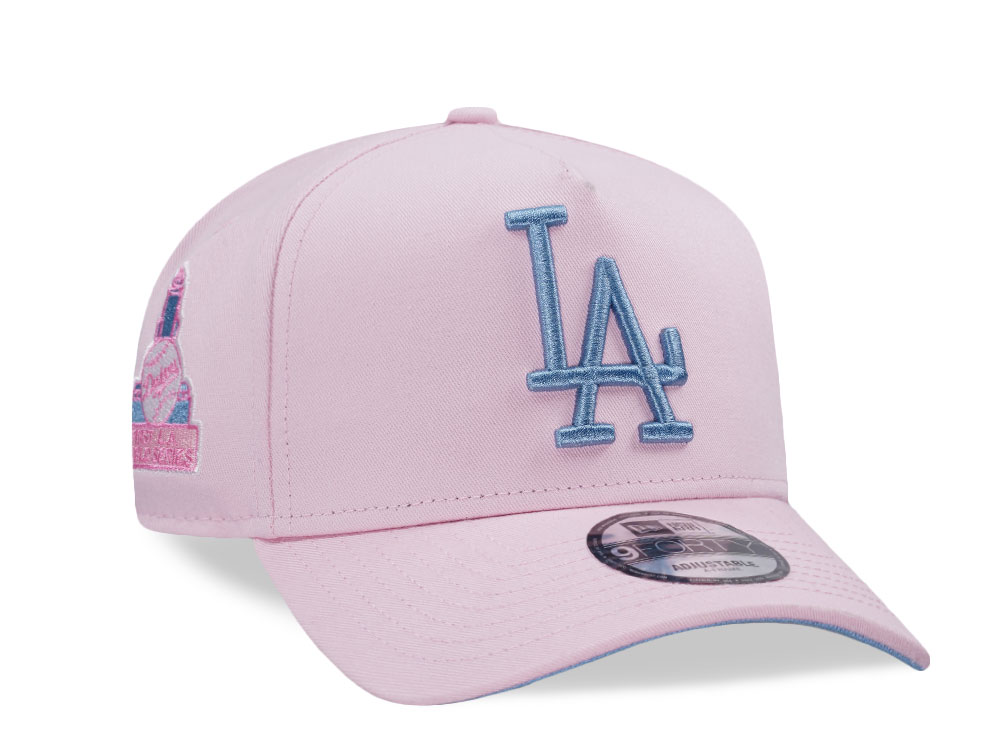 New Era Los Angeles Dodgers First World Series Pink Sky Prime Edition 9Forty A Frame Snapback Gorra