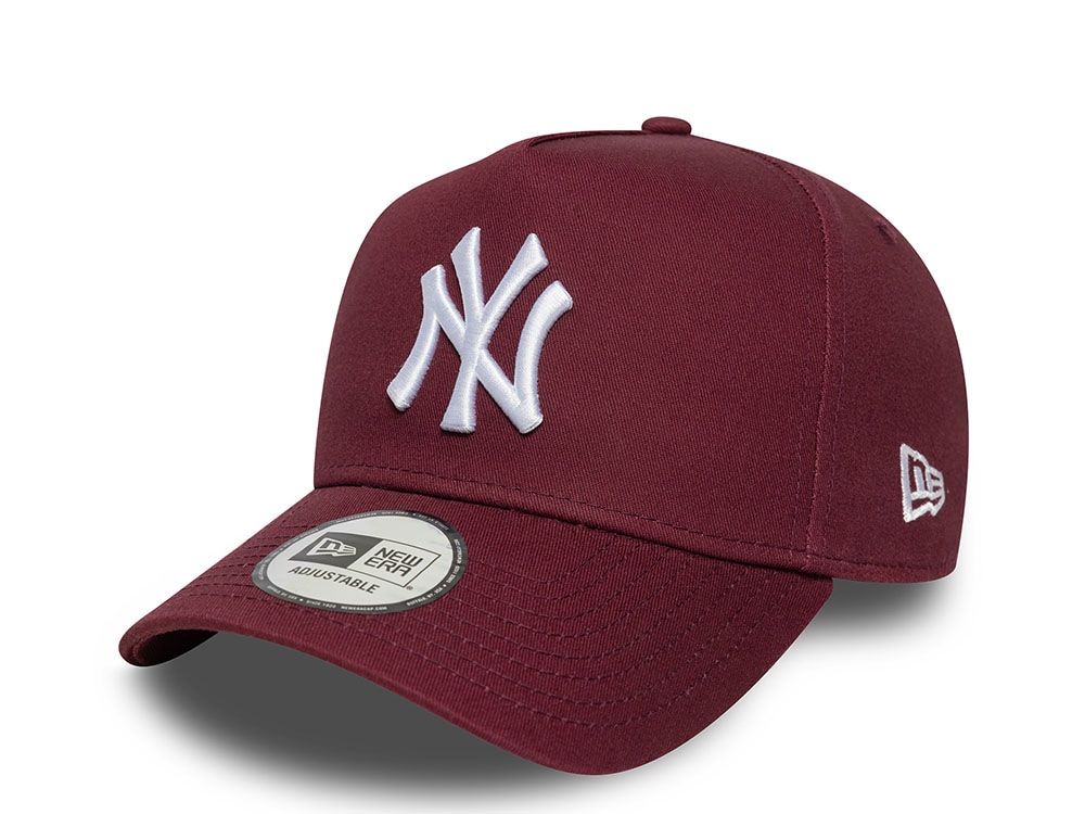 New Era New York Yankees League Essentials Maroon Edition 9Forty A Frame Snapback Gorra