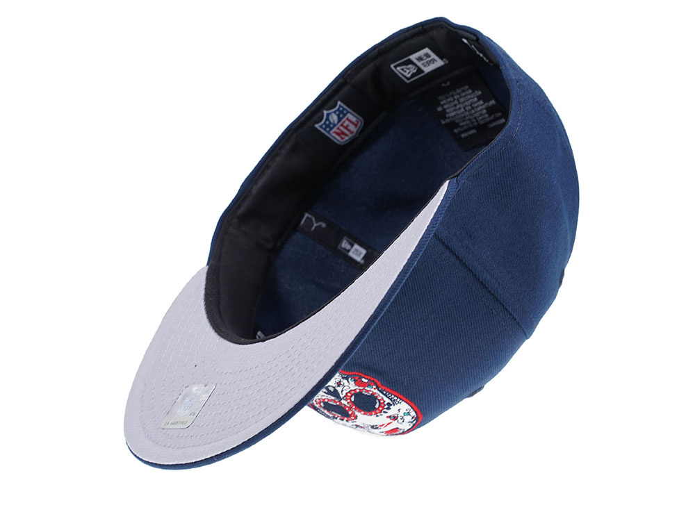 New Era New England Patriots Skull Edition 59Fifty Fitted Gorra