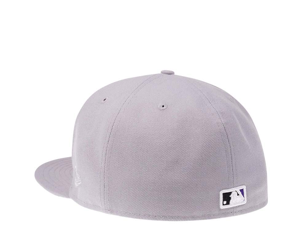 New Era Colorado Rockies 25th Anniversary Fresh Gray Edition 59Fifty Fitted Gorra