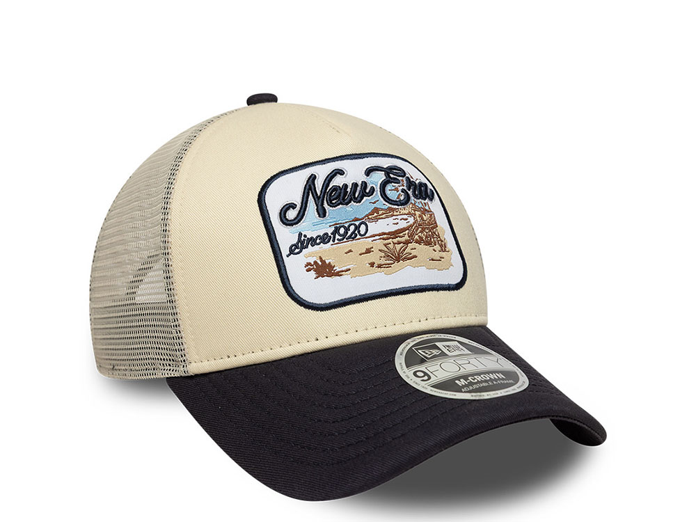 New Era Location Patch 9Forty M Crown A Frame Trucker Snapback Gorra