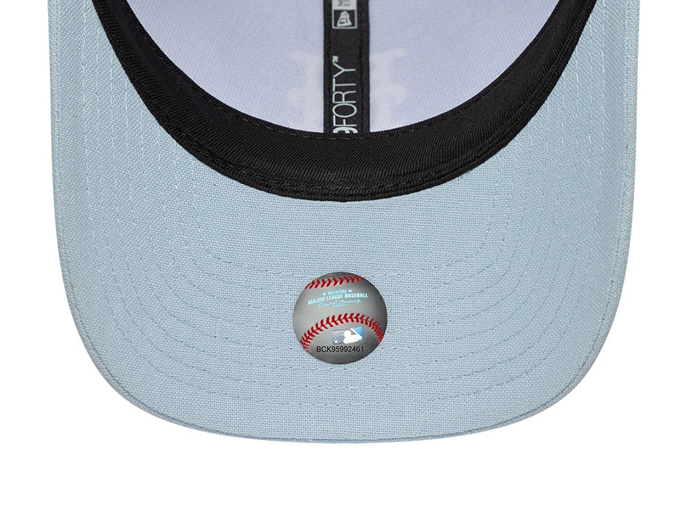 New Era New York Mets Linen Light Blue Edition 9Forty M Crown Snapback Gorra