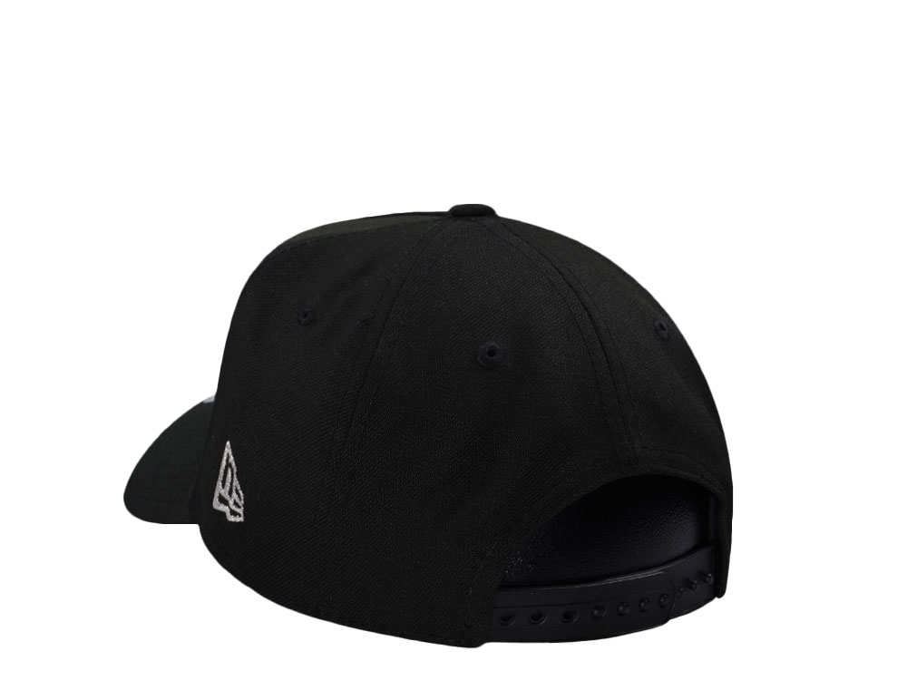 New Era Seattle Mariners Kanji Black Silver Prime Edition 9Forty A Frame Snapback Gorra