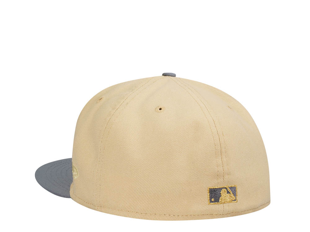 New Era New York Yankees Subway Series 2000 Misty Gold Two Tone Edition 59Fifty Fitted Gorra