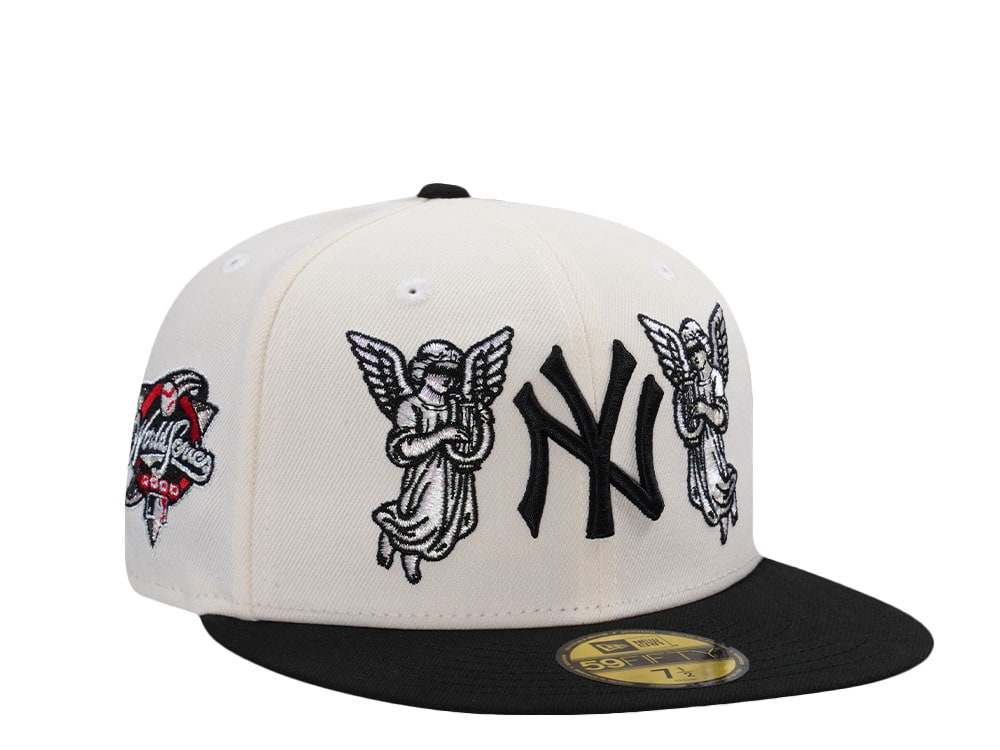 New Era New York Yankees World Series 2000 Angel Chrome Two Tone Edition 59Fifty Fitted Gorra