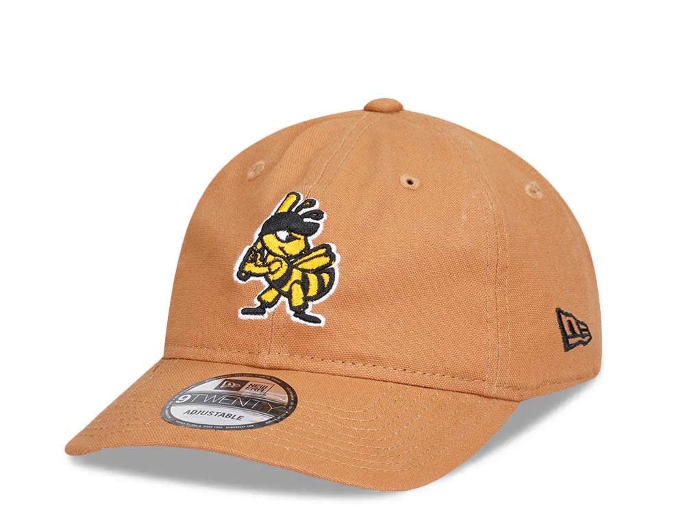 New Era Salt Lake Bees Beige 9Twenty Strapback Gorra