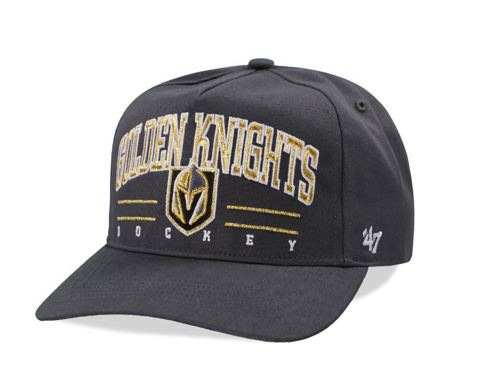 47Brand Las Vegas Golden Knights Charcoal Hitch Edition Snapback Gorra