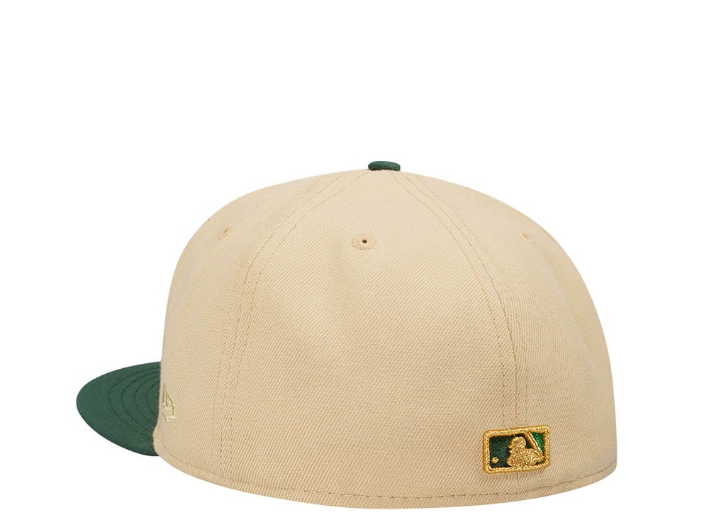 New Era Tampa Bay Rays 25th Anniversary Vegas Gold Two Tone Edition 59Fifty Fitted Gorra