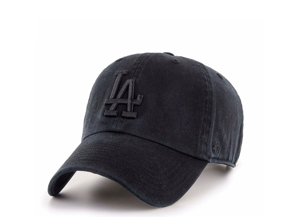 47brand Los Angeles Dodgers Black Edition Clean up Strapback Gorra