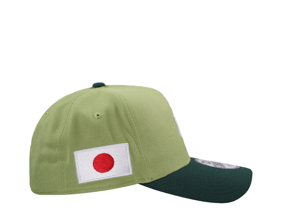 New Era New York Yankees Japan Lucky Cat Matcha Two Tone Edition 9Forty A Frame Snapback Gorra