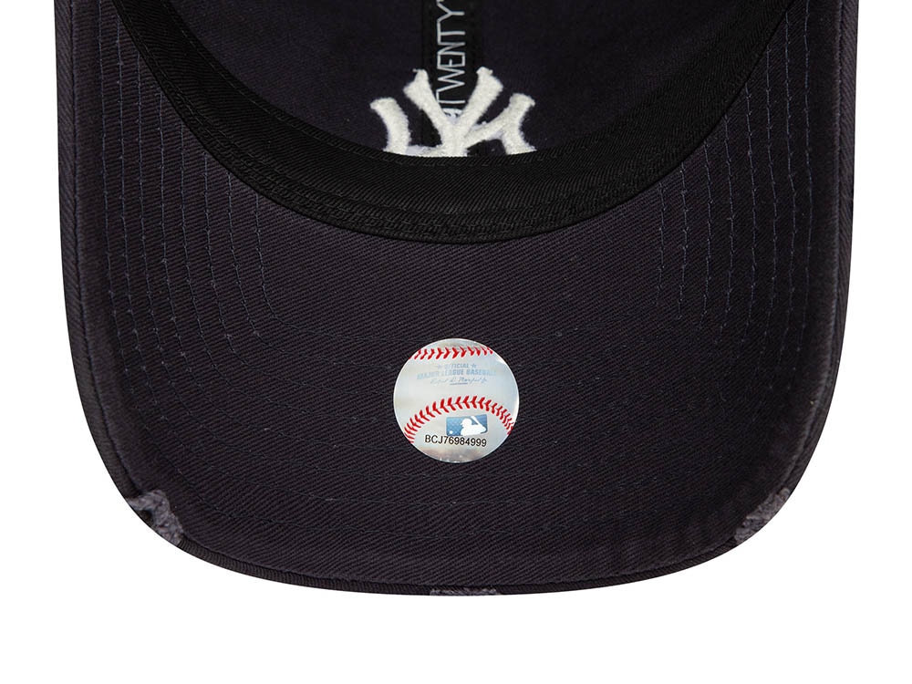 New Era New York Yankees Distressed Navy 9Twenty Snapback Gorra