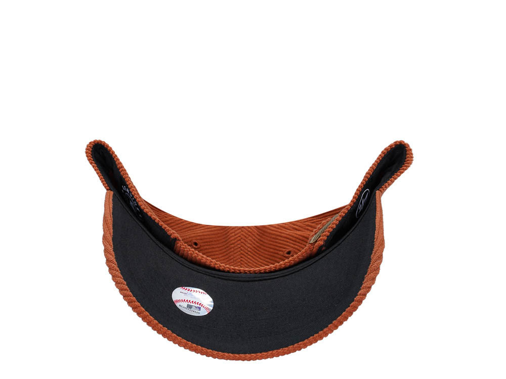 47Brand Detroit Tigers Burnt Orange Thick Cord MVP Strapback Gorra