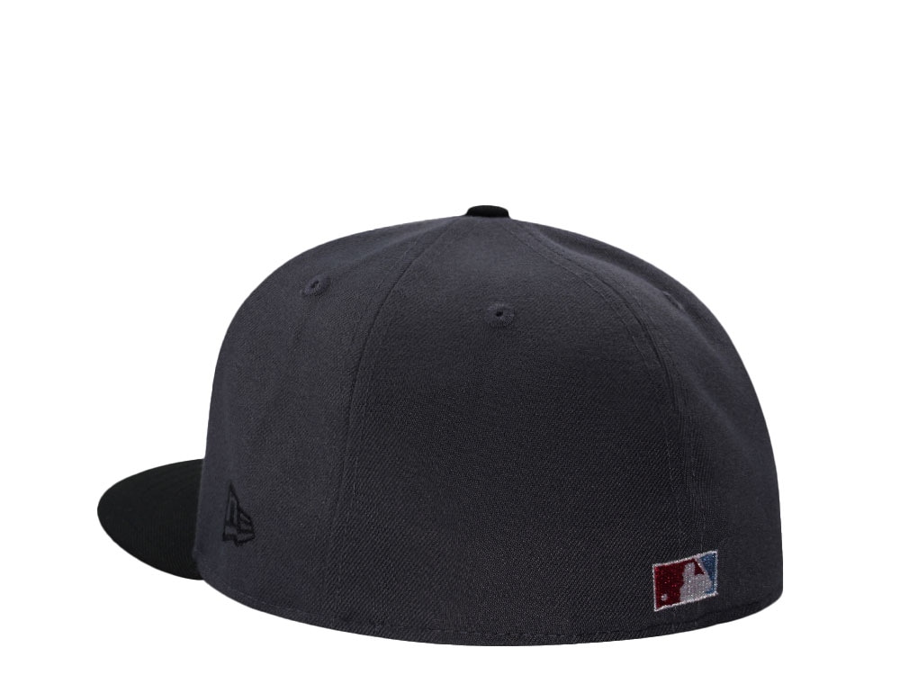 New Era Anaheim Angels 50th Anniversary Dark Gray Two Tone Edition 59Fifty Fitted Gorra