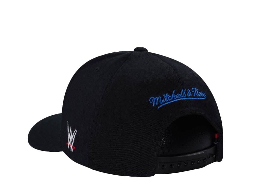 Mitchell & Ness Wrestlemania WWE Stone Cold Steve Austin Classic Red Stretch Snapback Gorra