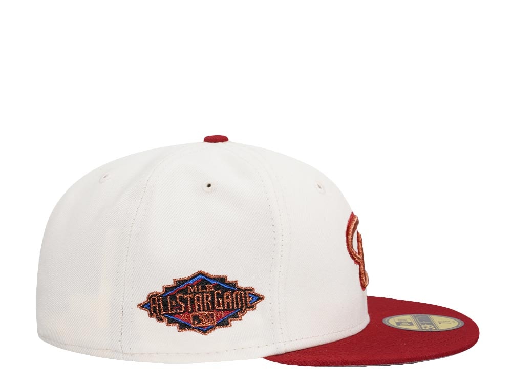 New Era Arizona Diamondbacks All Star Game 2011 Copper Cream Two Tone Edition 59Fifty Fitted Gorra