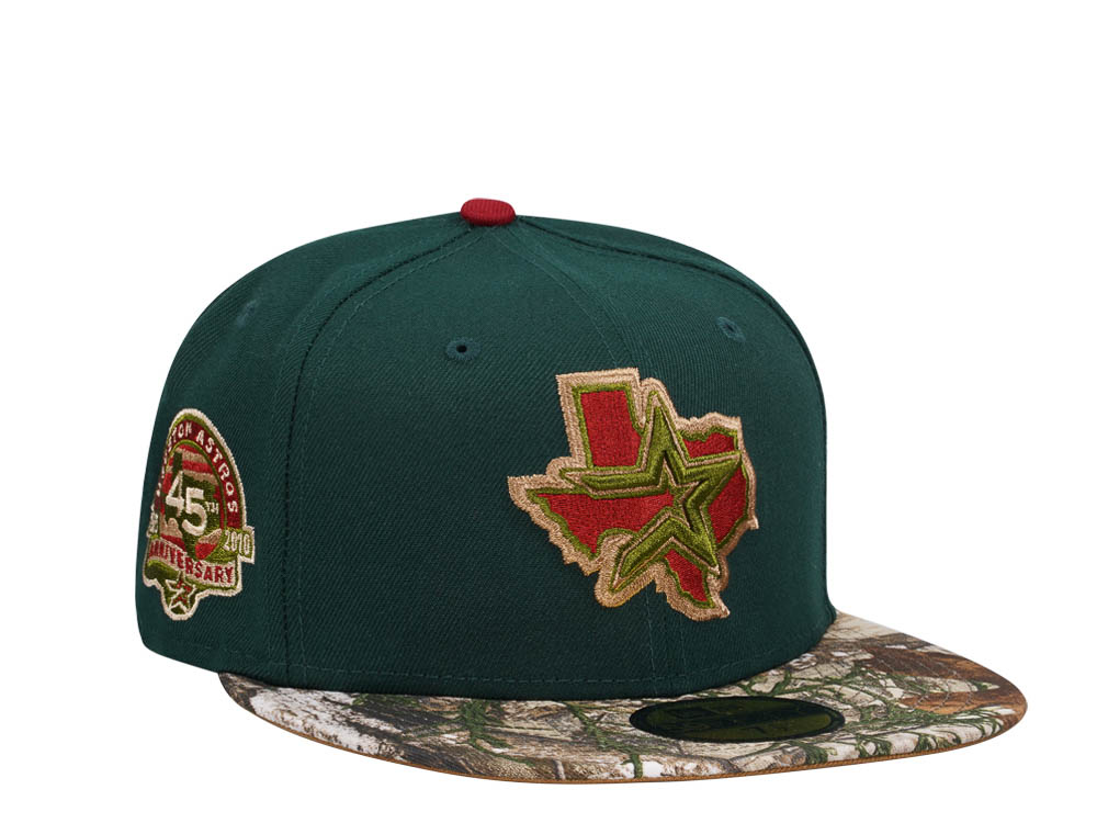 New Era Houston Astros 45th Anniversary Real Tree Two Tone Edition 59Fifty Fitted Gorra
