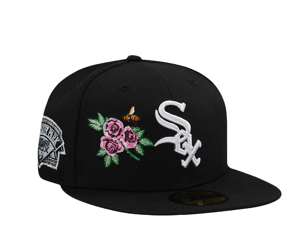 New Era Chicago White Sox Comiskey Park Rose Black Prime Edition 59Fifty Fitted Gorra