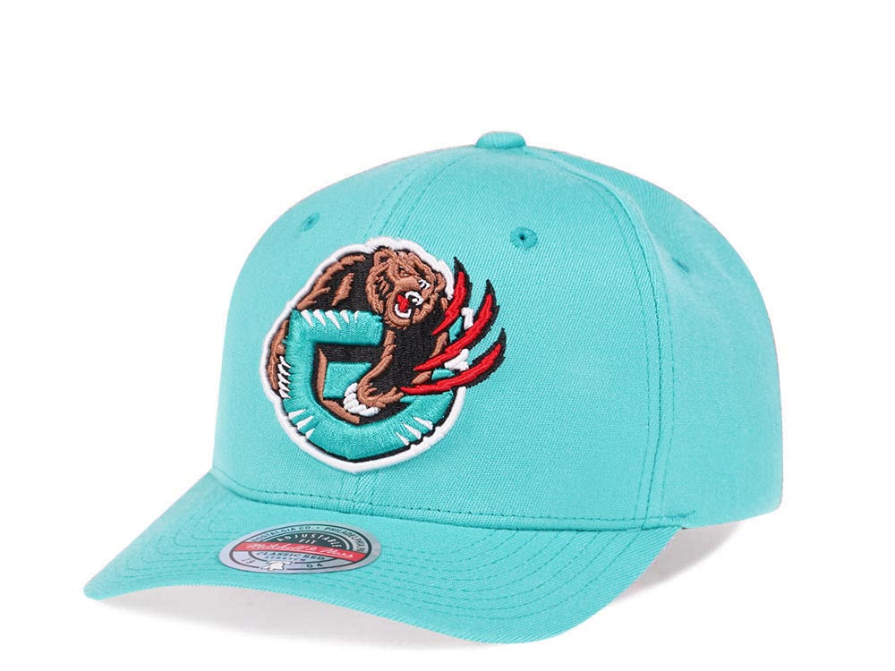 Mitchell & Ness Memphis Grizzlies Team Ground Red Line Solid Flex Snapback Gorra